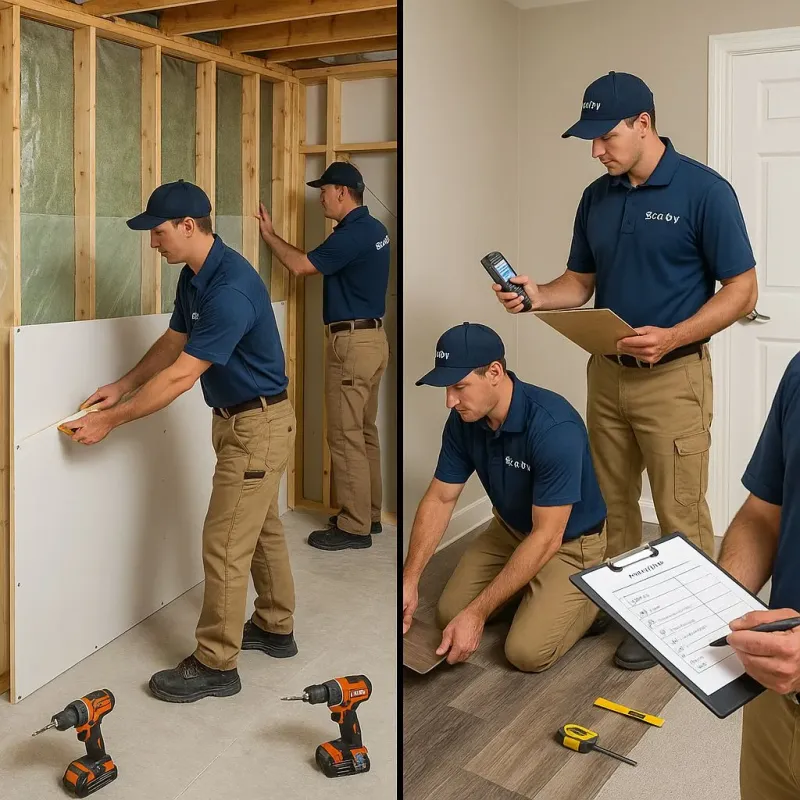 Repairs and Reconstruction process in Washington County, OR